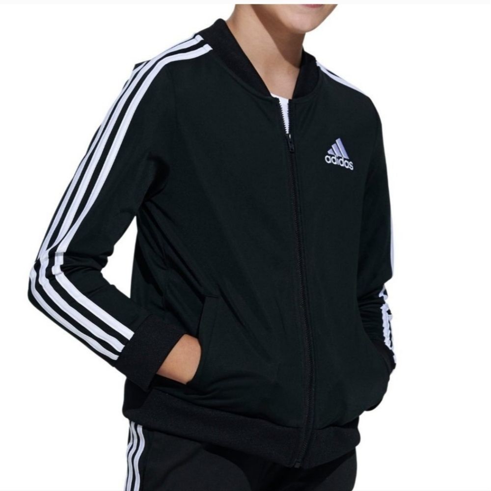 Adidas girls tricot bomber jacket 14